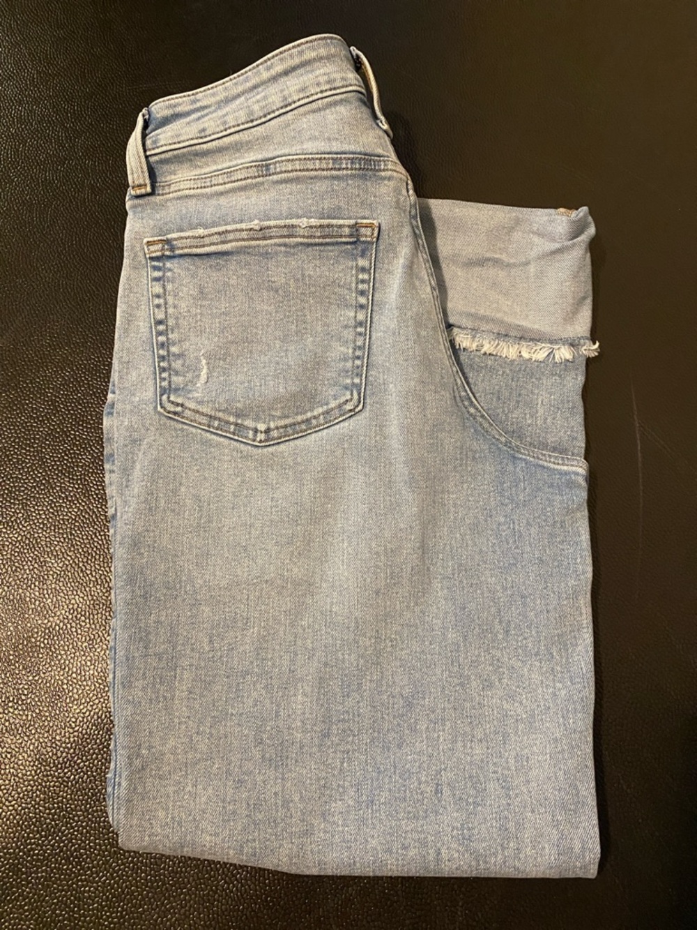 Light Wash Women's Straight-Leg Ankle Jeans - Light Blue - Picture 3 of 3
